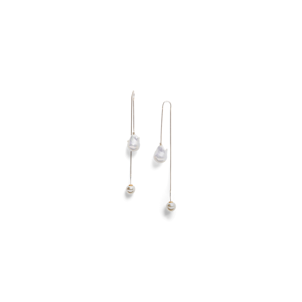 Ivoire Threader Pearl Earrings Ralph Lauren Collection 2