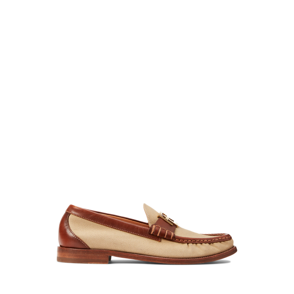 Harlan Canvas &amp; Calfskin Loafer