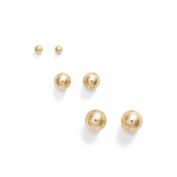 Goldfarbenes Ohrsteckerset