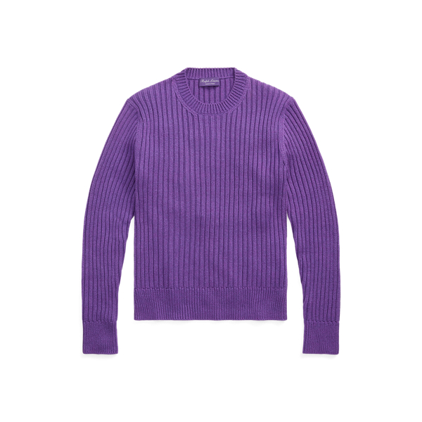 Jersey de seda y lino en punto de canal&eacute; Purple Label en 1
