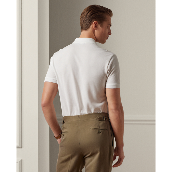Polo Polo Bear en piqu&eacute; Purple Label en Blanc classique 5