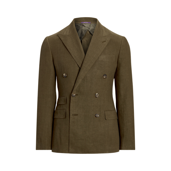 Kent Linen Suit Jacket Purple Label 1