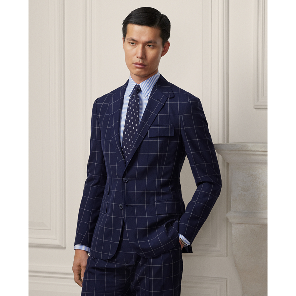 Kent Windowpane Wool Suit