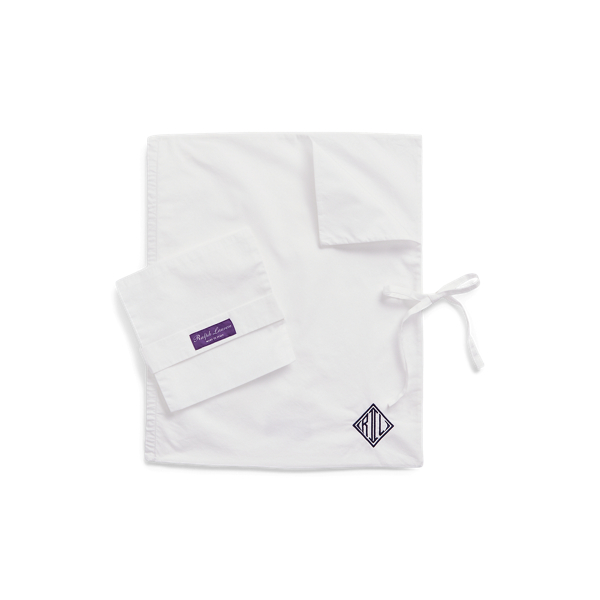 White Monogram Cotton Pyjama Set Purple Label 9