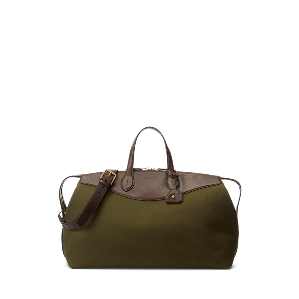 Sac Voyager en toile et cuir de vachette