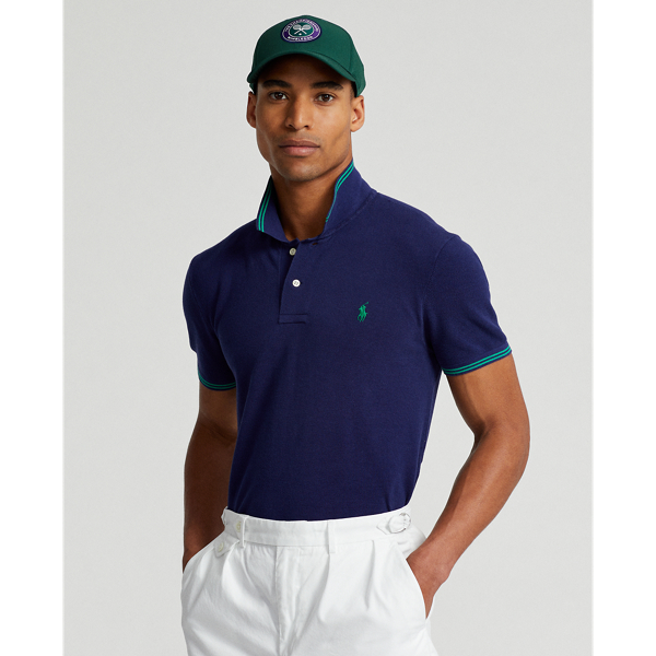 Refined Navy Wimbledon Cotton Polo-Collar Sweater Polo Ralph Lauren 1