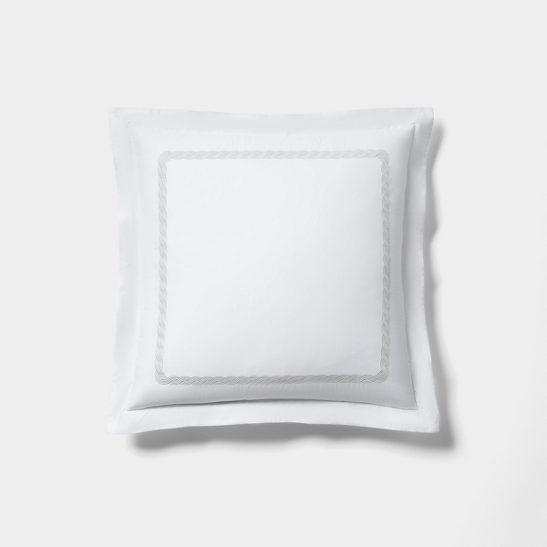 Lauren Home Spencer Cable Embroidery Sham 4