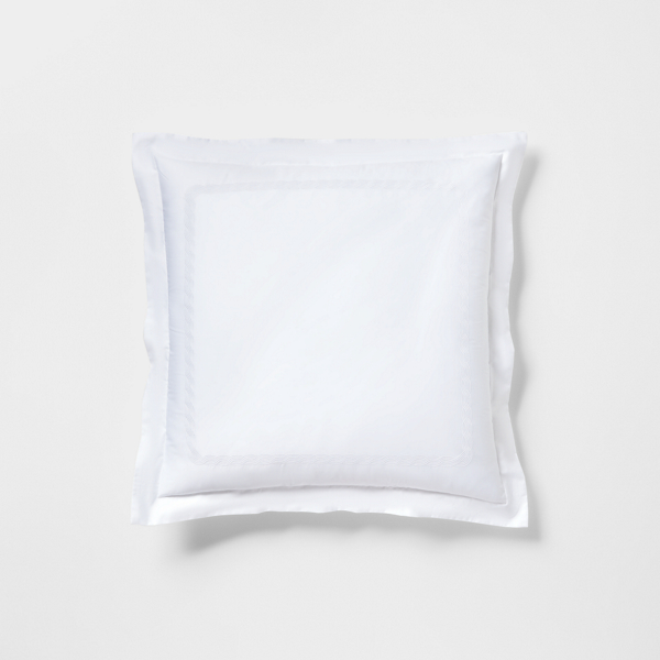 Lauren Home Spencer Cable Embroidery Sham 5