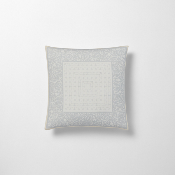 Grey Anya Bandanna Throw Pillow Lauren Home 1