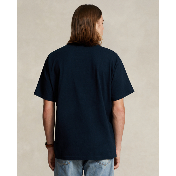 極美品 ポロ ラルフローレン BIG FIT ポケット Tシャツ S ネイビー Big Fit Jersey Pocket T-Shirt | ラルフ ローレン公式