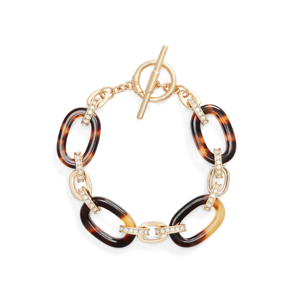 Pav&eacute;-Schildpattarmband