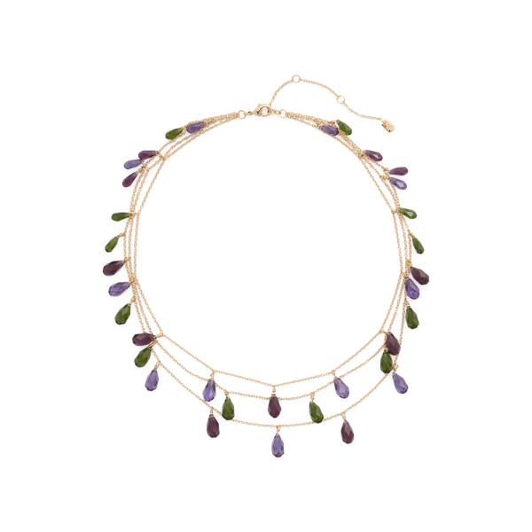 Collier superpos&eacute; de pierres briolette Lauren en 1