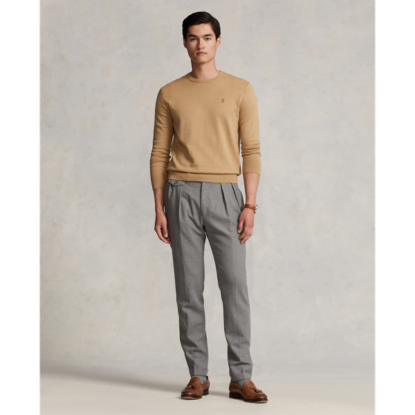 Camel Cotton-Cashmere Crewneck Jumper Polo Ralph Lauren 3