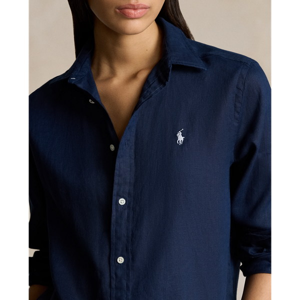 Classic Fit Linen Shirt for Women Ralph Lauren UK