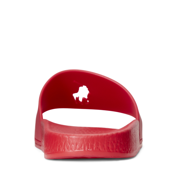 Badesandale mit Big Pony Polo Sport in Rubinrot 3