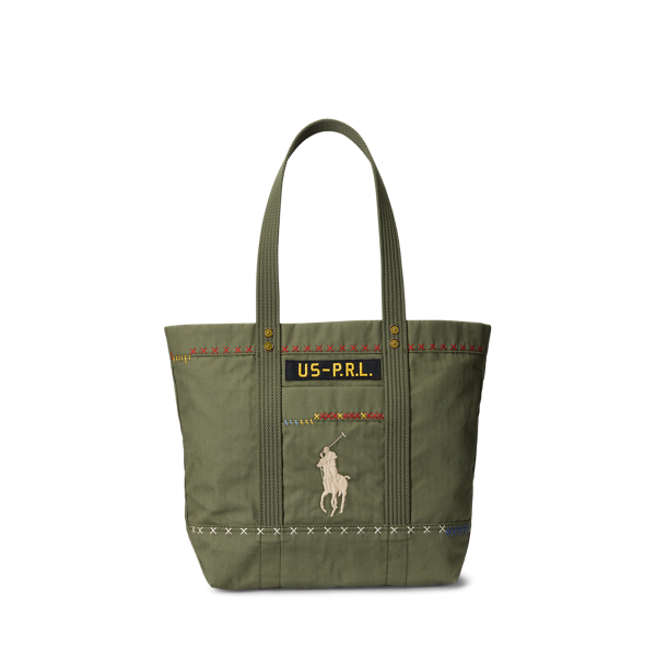 Big Pony Herringbone Medium Tote Bag