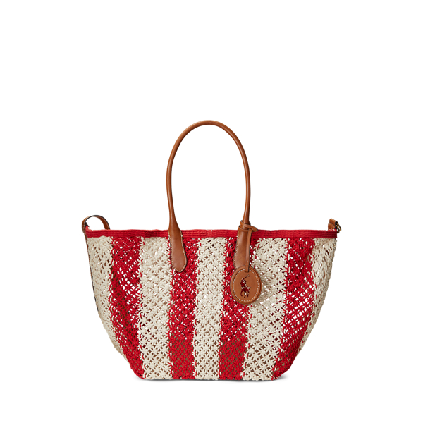Tote Bellport grande in tessuto a righe