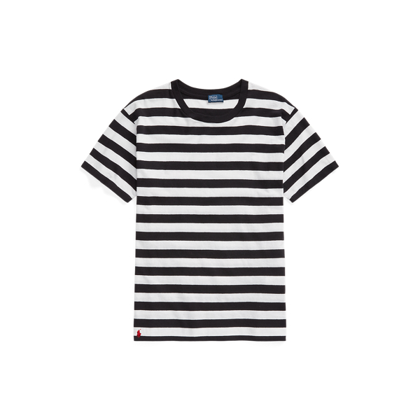 Striped Cotton Jersey Crewneck Tee Polo Ralph Lauren 1