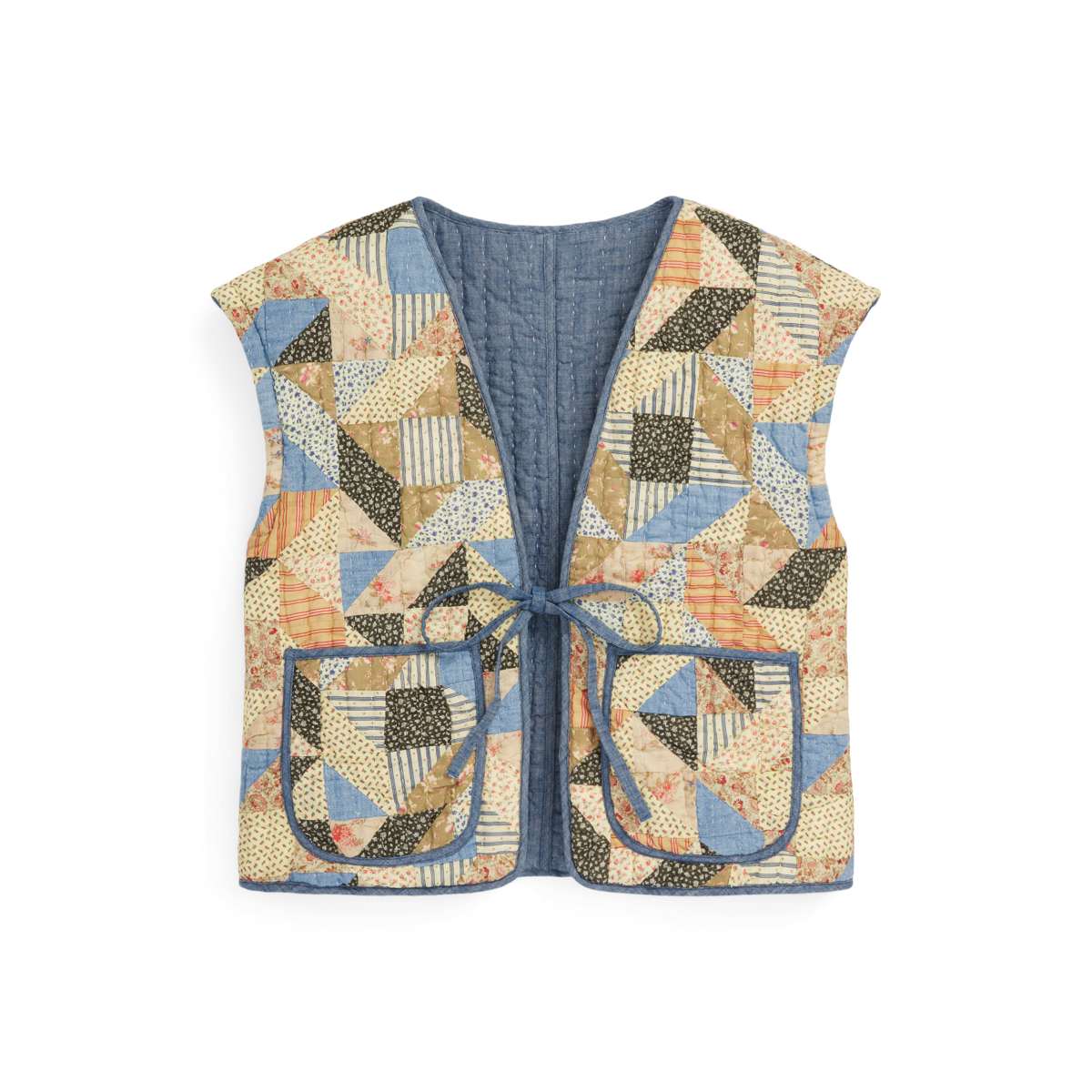 Reversible Quilted Cotton Vest Ralph Lauren