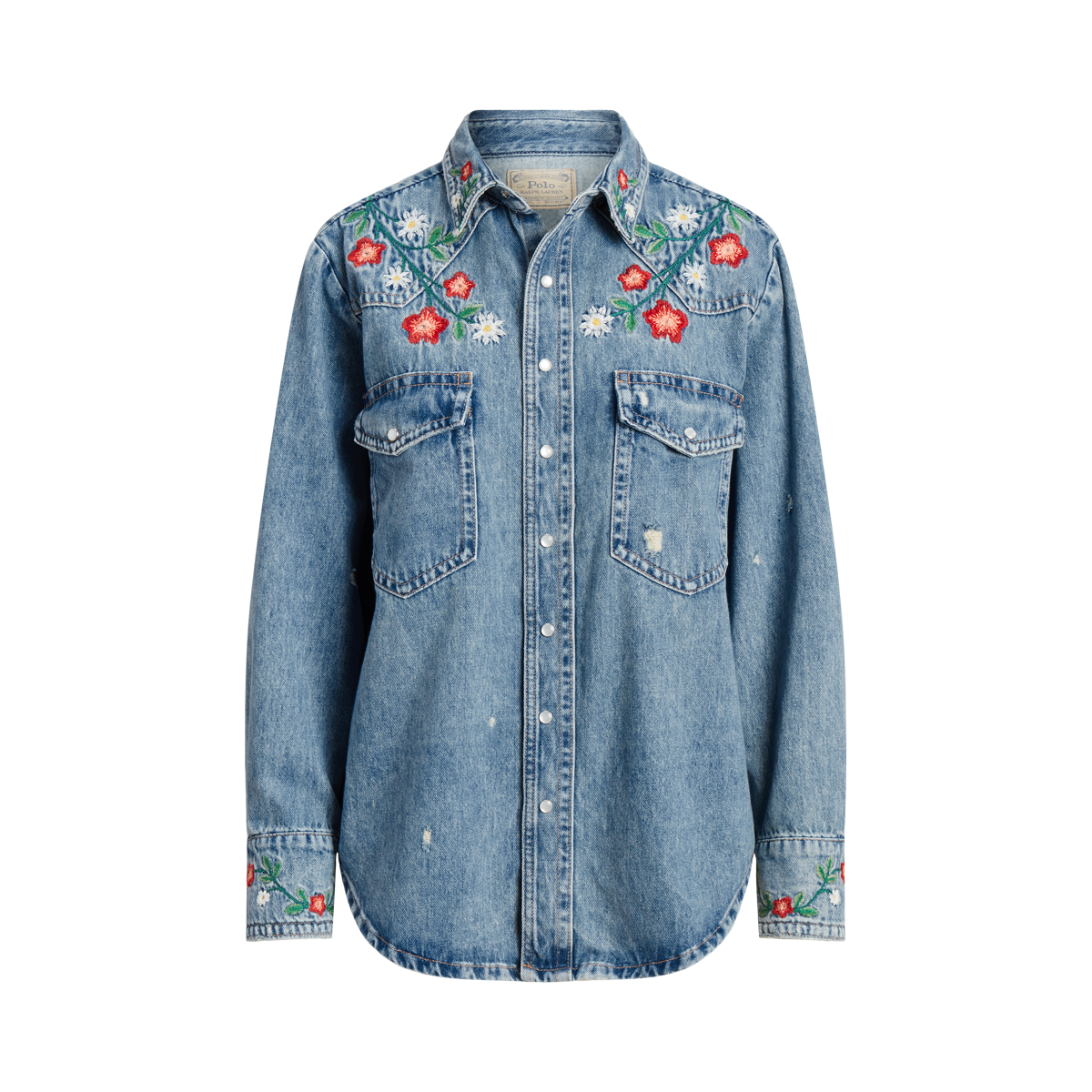 Ralph lauren embroidered shirt hotsell