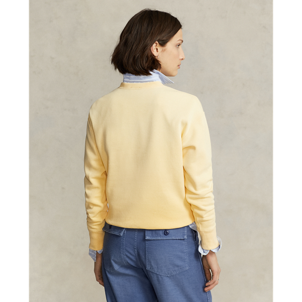 Corn Yellow Logo Graphic Fleece Crewneck Sweatshirt Polo Ralph Lauren 5
