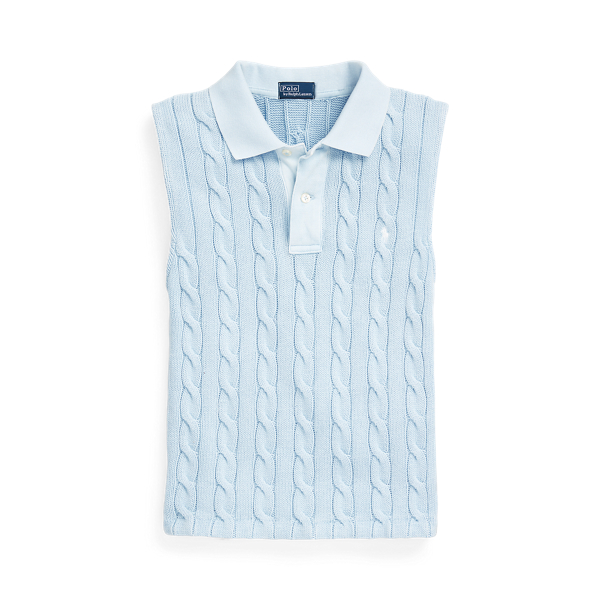 Polo torsad&eacute; sans manches Polo Ralph Lauren en 1