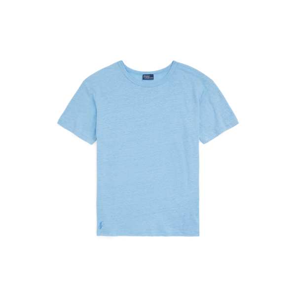 T-shirt &agrave; col rond en jersey de lin Polo Ralph Lauren en 1