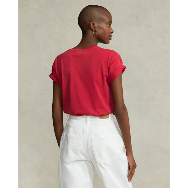 Sunrise Red Polo Bear Jersey T-shirt Polo Ralph Lauren 5