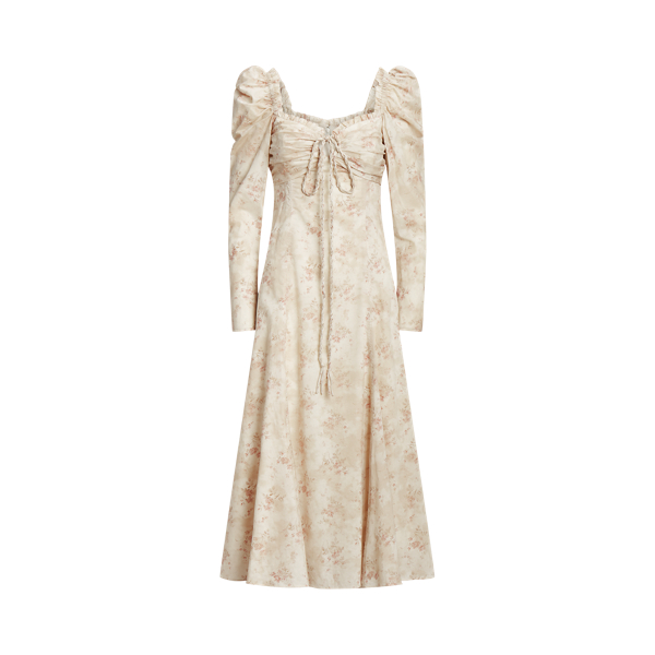 Floral-Print Cotton Halter-Tie Dress | Ralph Lauren