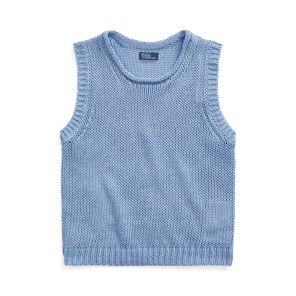 &Auml;rmelloser Pullover mit Baumwolle Polo Ralph Lauren in 1