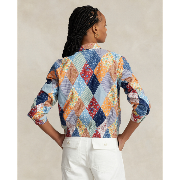 Patchwork Multi Patchwork-Motif Jacket Polo Ralph Lauren 5