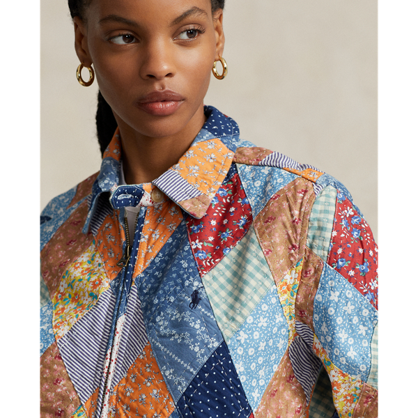Patchwork Multi Patchwork-Motif Jacket Polo Ralph Lauren 6