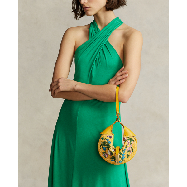 Polo ID Floral Beaded Mini Shoulder Bag for Women Ralph Lauren SA