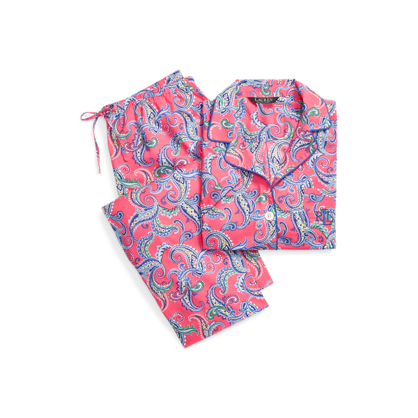 Paisley Cotton-Blend Lawn Sleep Set Lauren 1