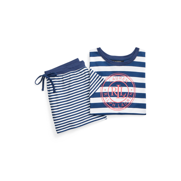 Pyjama short en coton ray&eacute; Lauren en 1