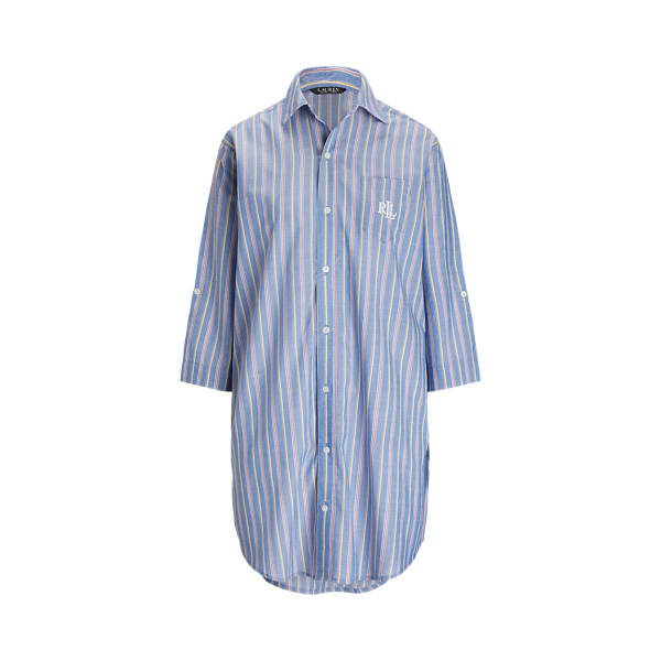 Gestreiftes Schlafshirt aus Batist Lauren in 1