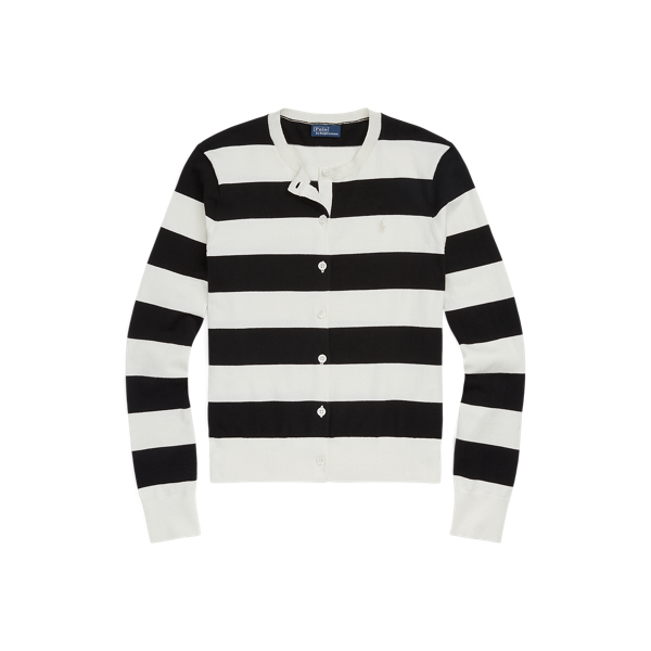 Gestreifte Rundhals-Strickjacke Polo Ralph Lauren in 1