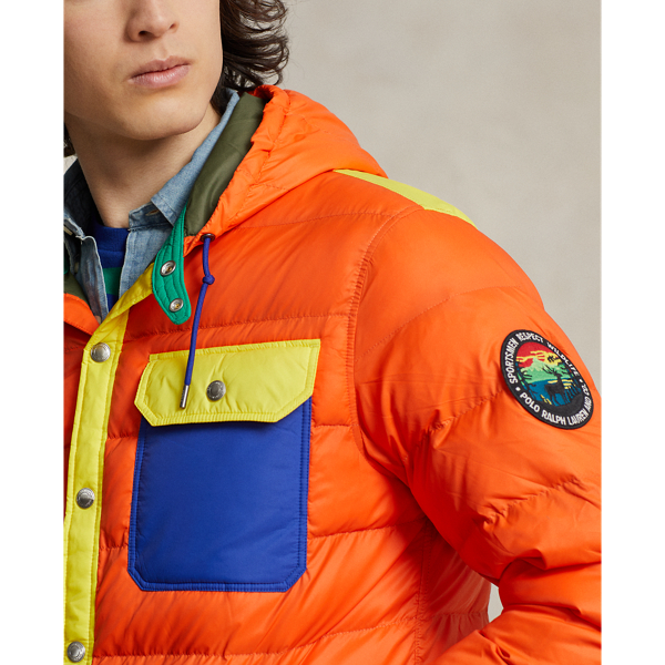 Colorblock Water-Repellent Hooded Jacket Polo Ralph Lauren 6