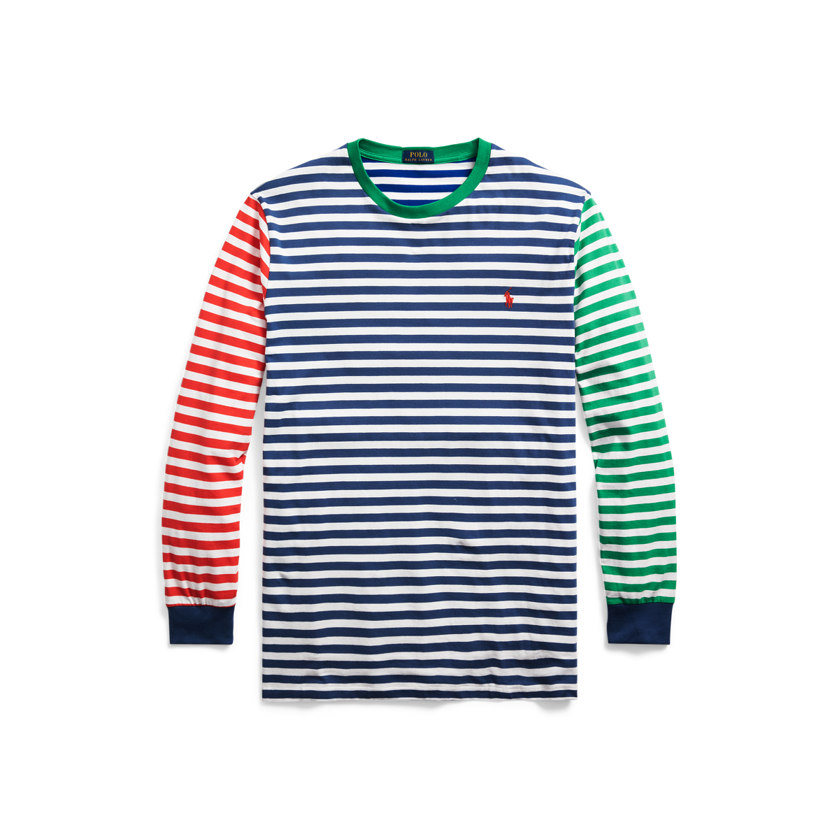 送料関税無料【POLO RALPH LAUREN】STRIPED JERSEY Tシャツ 0400021267112_ADIRONDACKBERRYN
