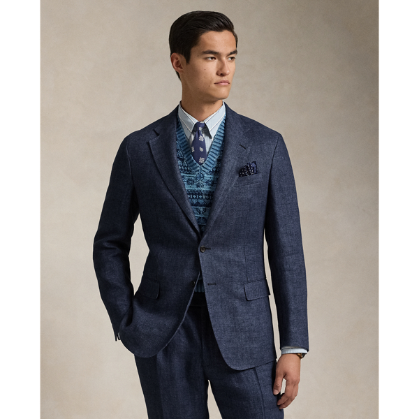 Ralph lauren men's double breasted suit best sale