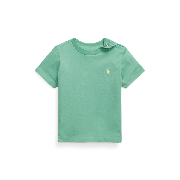 Cotton Jersey Crewneck T-Shirt
