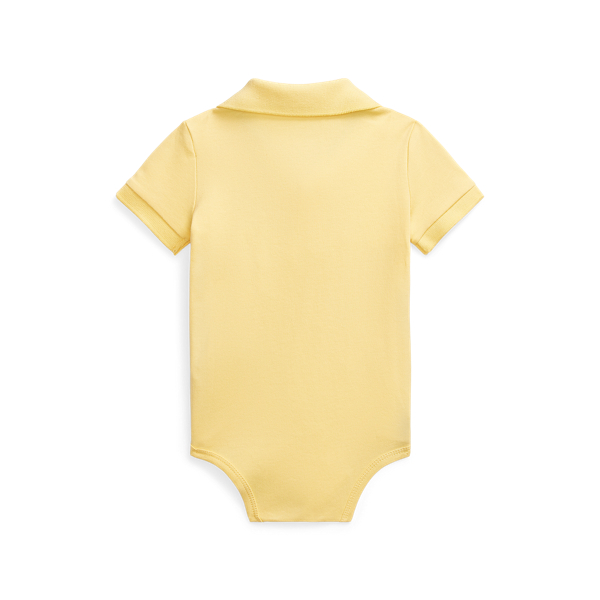 Polo-Babybody aus weicher Baumwolle Baby Boy in Maisgelb 2