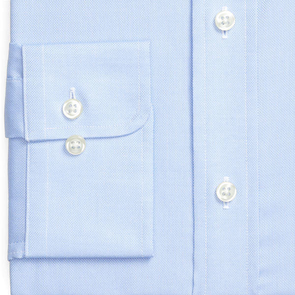 Custom-Fit Rati&egrave;re-Hemd Polo Ralph Lauren in Blau/Wei&szlig; 3