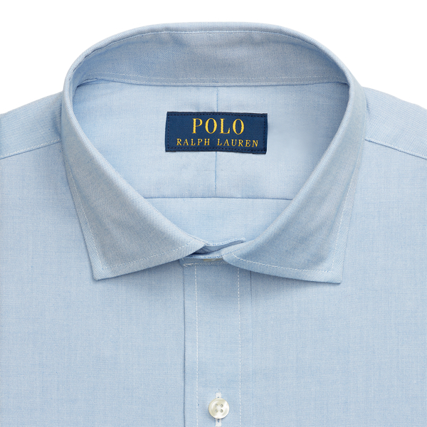 Custom-Fit Baumwoll-Oxfordhemd Polo Ralph Lauren in Blau/Wei&szlig; 2