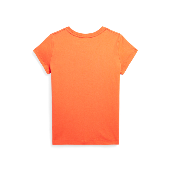 Baumwoll-T-Shirt mit Polo Bear Girls 1.5-6.5 Years in Mai-Orange 2