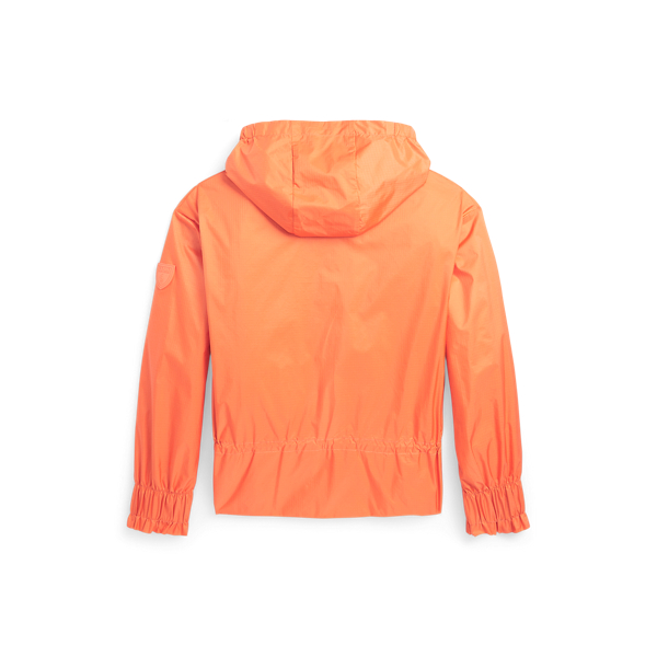 Veste basque r&eacute;sistante &agrave; l'eau ripstop Girls 7-14 Years en Orange de mai 2