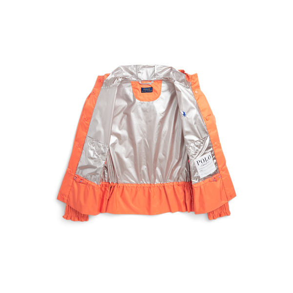 Veste basque r&eacute;sistante &agrave; l'eau ripstop Girls 7-14 Years en Orange de mai 3
