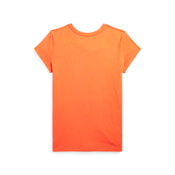 Baumwoll-T-Shirt mit Polo Bear Girls 7-14 Years in Mai-Orange 2