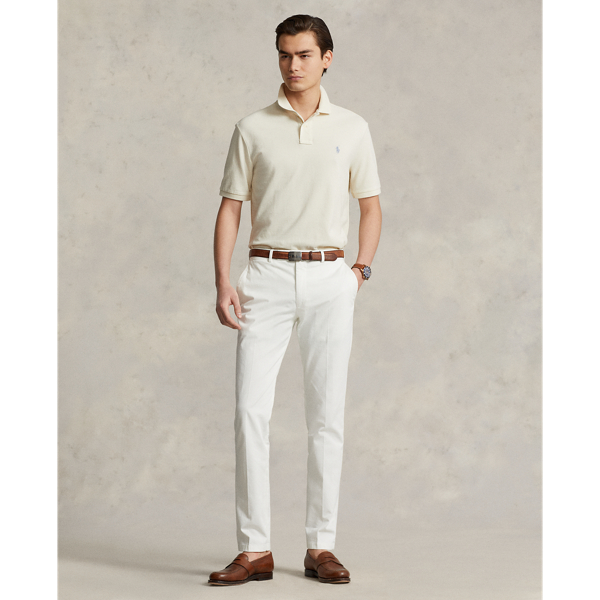 El ic&oacute;nico polo de piqu&eacute; Polo Ralph Lauren en Crema Guide 4