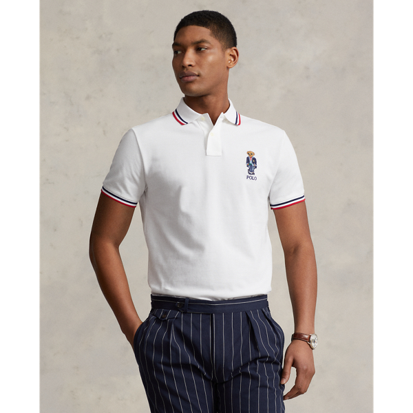 Custom Slim Fit Polo Bear Polo Shirt Ralph Lauren Australia